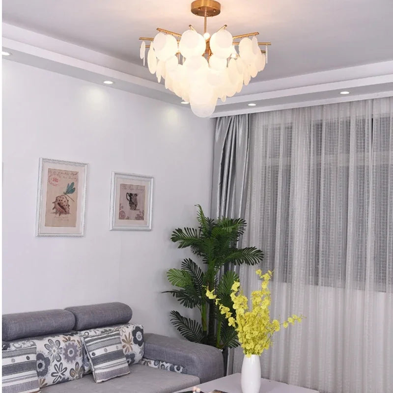 lustre moderne en verre et métal pour un décor élégant - vue 10 sur 9
