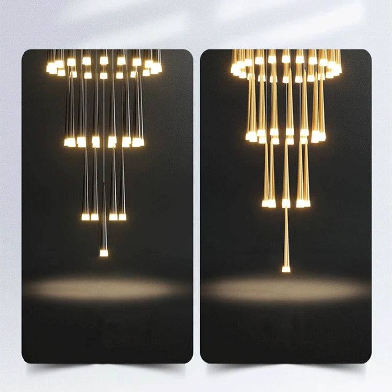 lustre suspendu moderne à LED pour intérieur contemporain - vue 5 sur 14