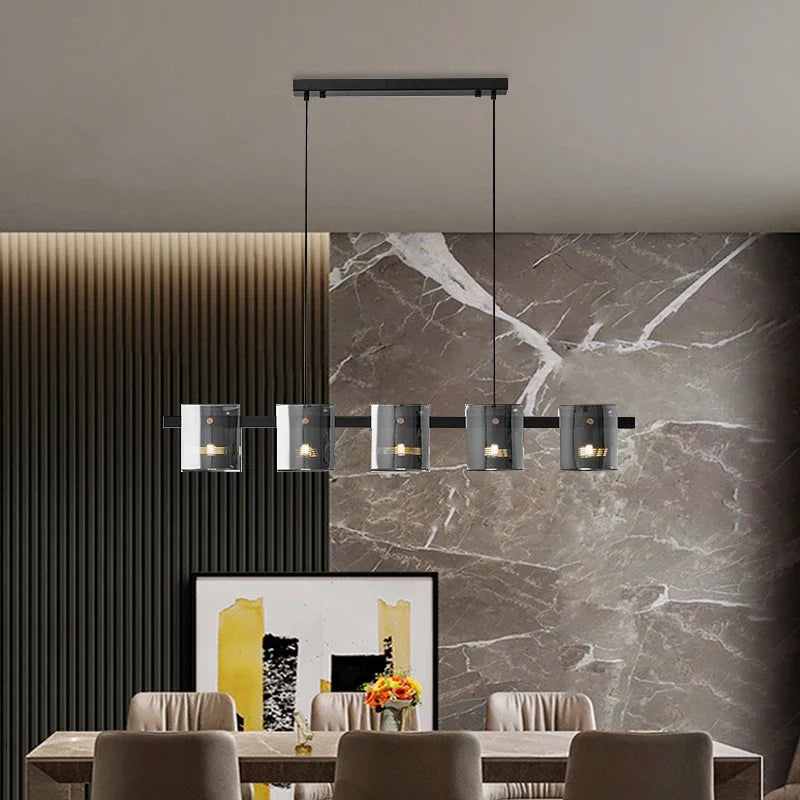 lampe suspendue led nordique pour décoration intérieure - vue 5 sur 12