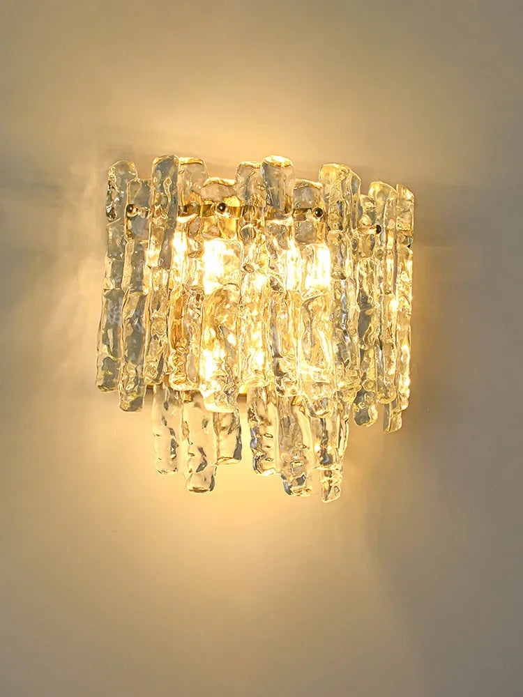 applique murale moderne en cristal pour intérieur vintage - vue 5 sur 7