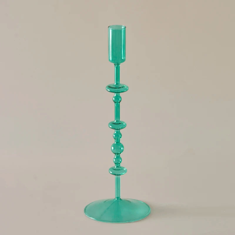 bougeoir en verre pour décoration intérieure créative et élégante - vue 17 sur 18