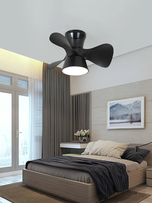 lustre moderne à led avec ventilateur pour intérieur - vue 3 sur 10