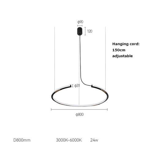 lustre à led à intensité variable nouvelle tendance 2024