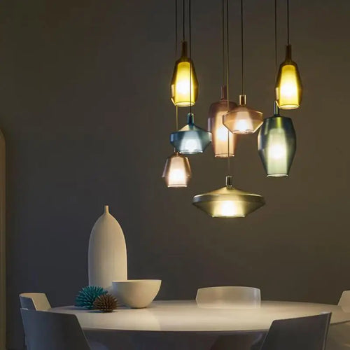 suspension en verre nordique créative pour intérieur moderne - vue 4 sur 13