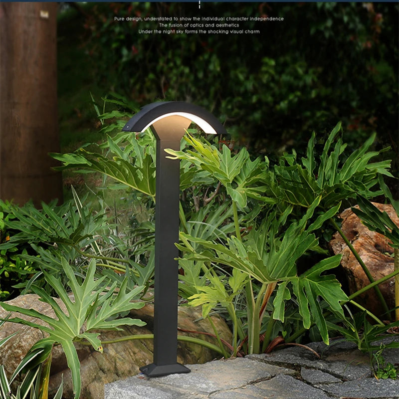 lampe led extérieure moderne pour jardin et cour - vue 3 sur 5