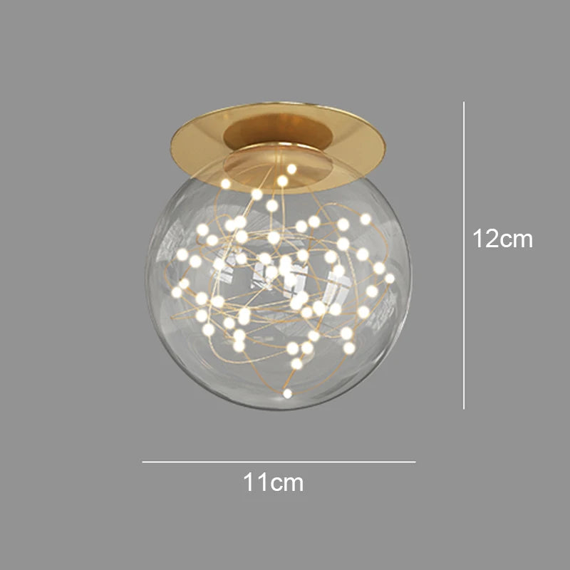 plafonnier led nordique pour décoration intérieure de maison - vue 15 sur 16