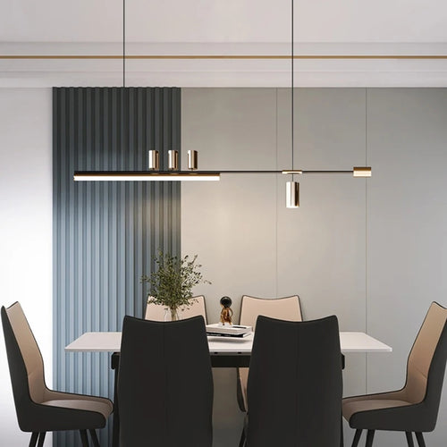lustre moderne suspendu lumineux pour décoration intérieure - vue 7 sur 10