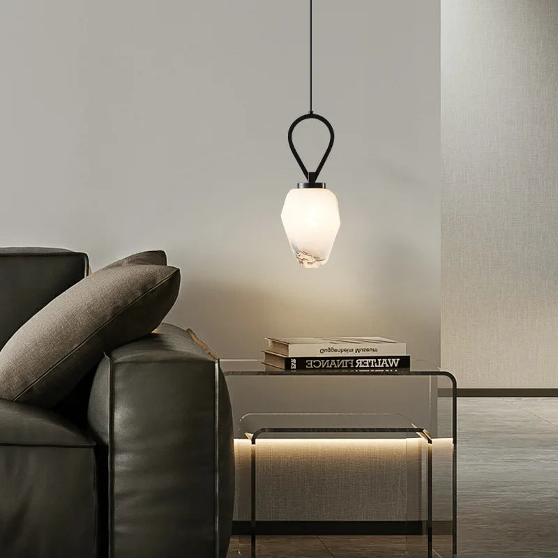 suspension lumineux led avec fil de cuivre réglable - vue 4 sur 7