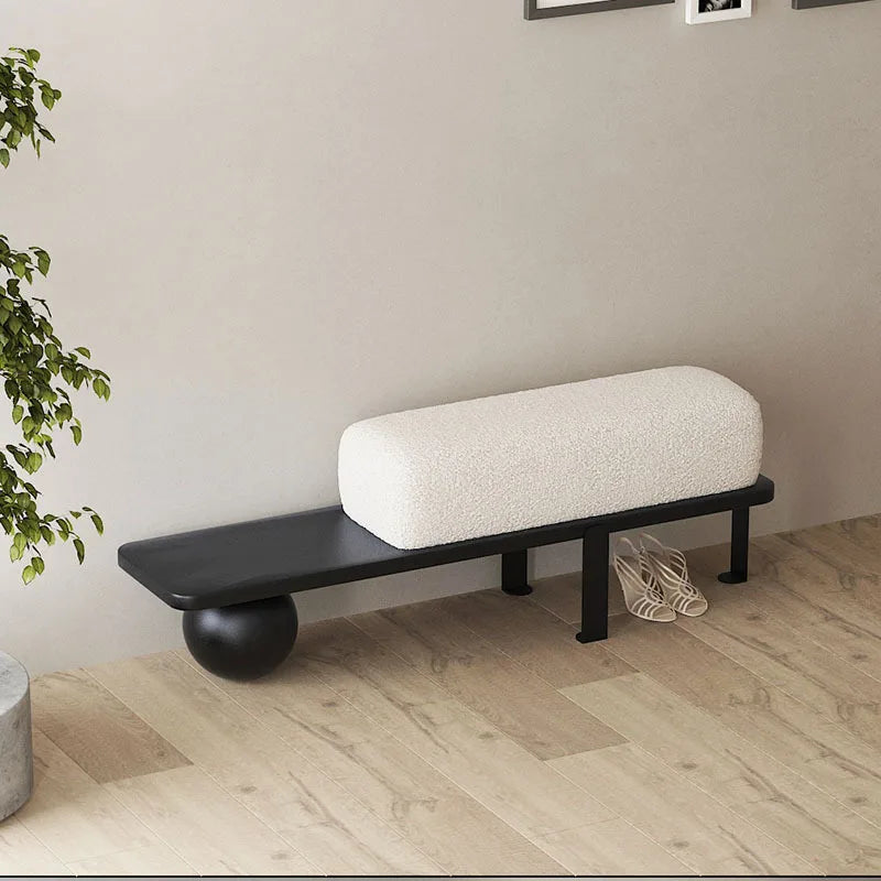 poufs nordiques en flanelle design créatif luxe pour intérieur