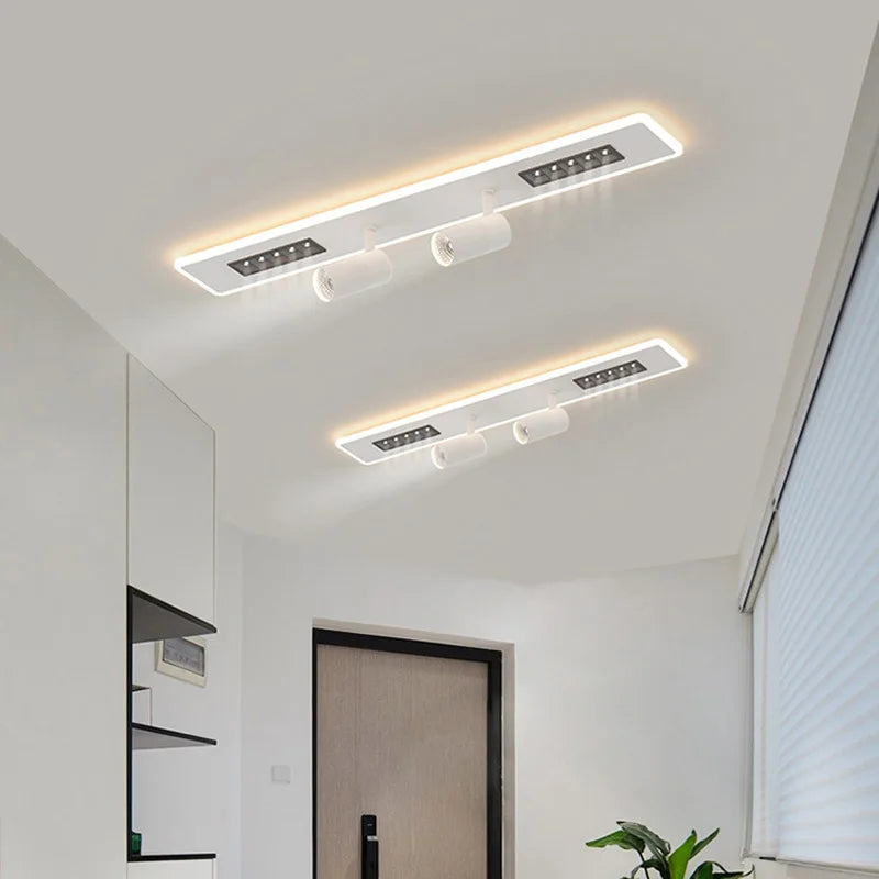 plafonnier led moderne avec projecteur luminaire décoratif d'intérieur