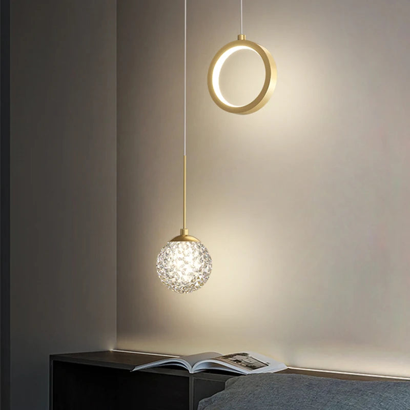 lustre étoilé led minimaliste de luxe nordique moderne