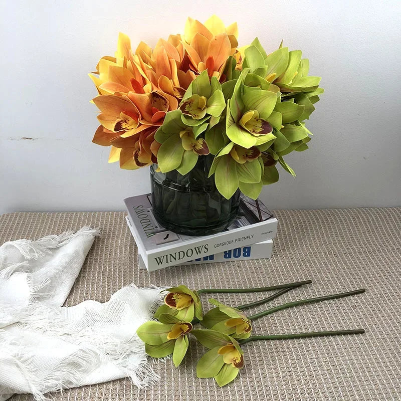 bouquet de fleurs artificielles pour décoration chaleureuse et moderne - vue 6 sur 10