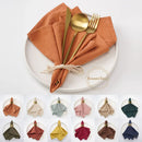Serviette de table coton lavé style pastoral vintage