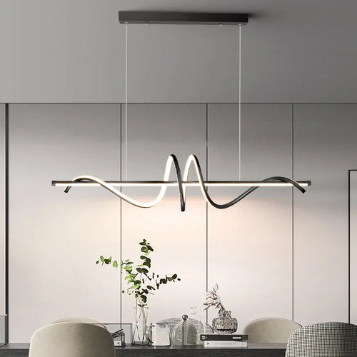 Plafonnier Led suspendu au Design moderne et Simple - vue 2 sur 15