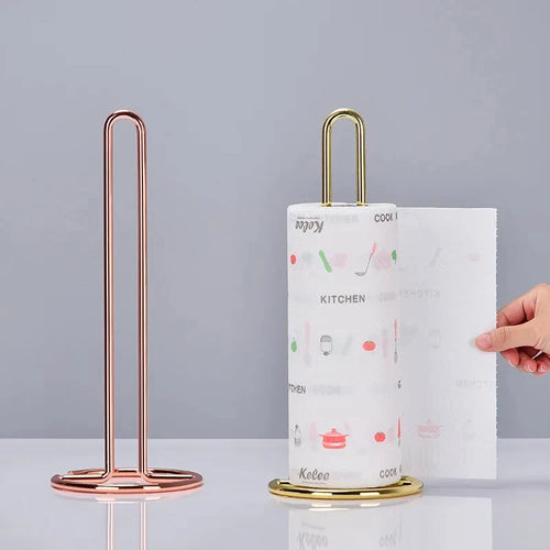 porte-rouleau en acier inoxydable pour essuie-tout et serviettes - vue 3 sur 10