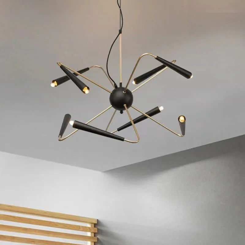 suspension nordique design industriel éclairage moderne pour intérieur - vue 6 sur 9