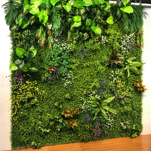 mur végétal artificiel réutilisable pour jardin décoration et protection UV - vue 9 sur 9