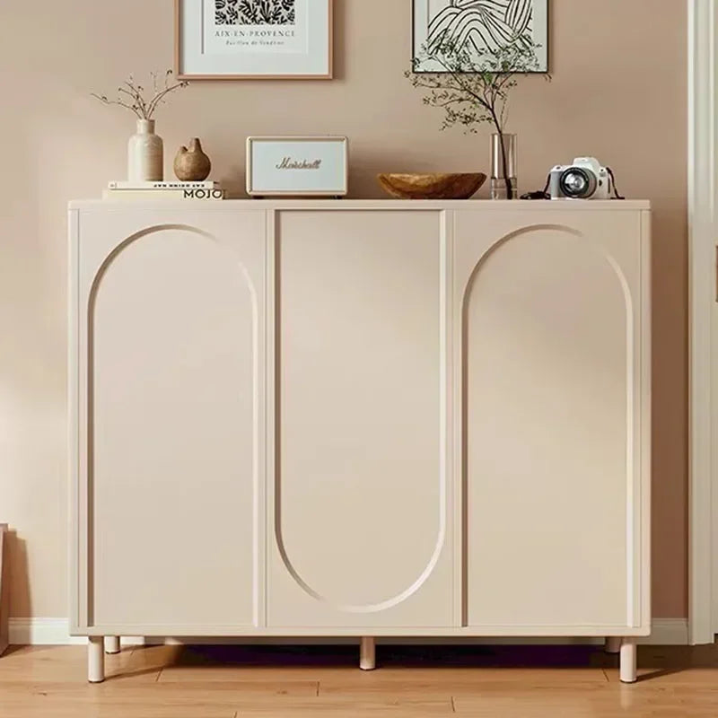 étagère à chaussures réglable moderne en bois pour rangement - vue 3 sur 10