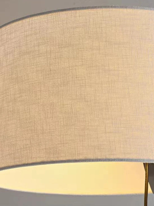 lampadaire moderne minimaliste avec abat-jour en tissu rétro - vue 5 sur 8
