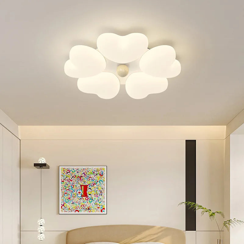 lustre moderne coeur d'amour pour enfants romantique