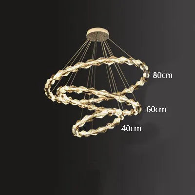 lustre moderne en cristal pour ambiance élégante et minimaliste - vue 12 sur 19