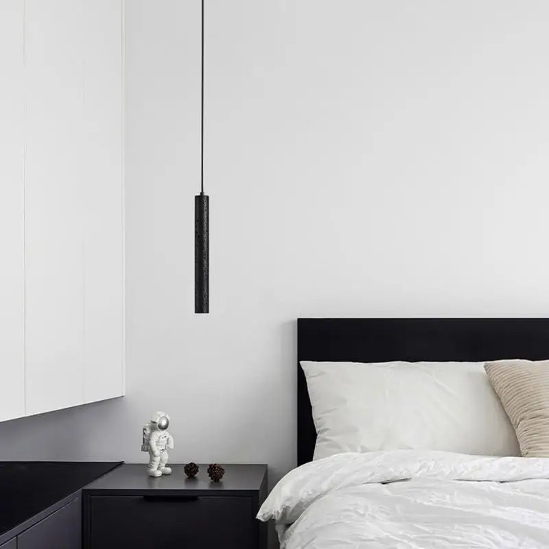 Suspension De Style Industriel Rétro Trou Noir Pierre LED Pendel Art Nordique Design Lustre pour Bar Salle À Manger Chambre - vue 5 sur 19