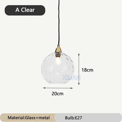 lustre en verre coloré lumineux pour restaurant - vue 16 sur 25