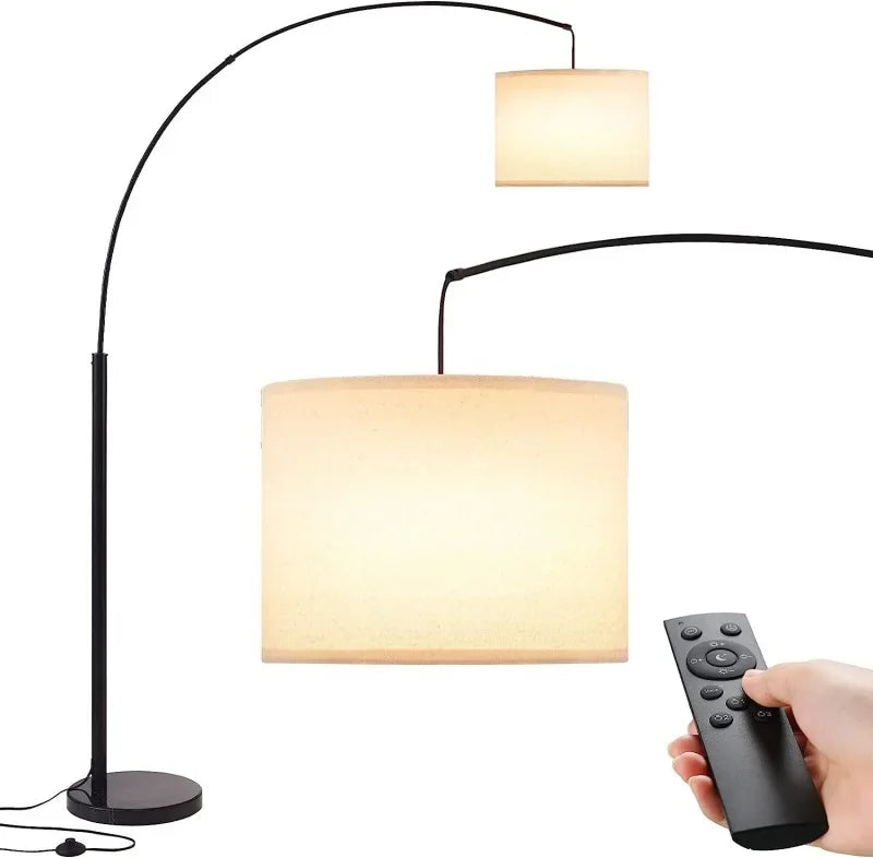 Lampadaire design avec plusieurs abat-jours suspendus - vue 6 sur 7