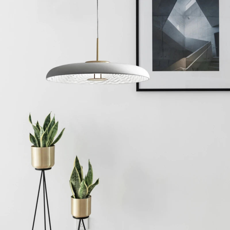 lustre créatif à pot ondulé pour restaurant et magasin
