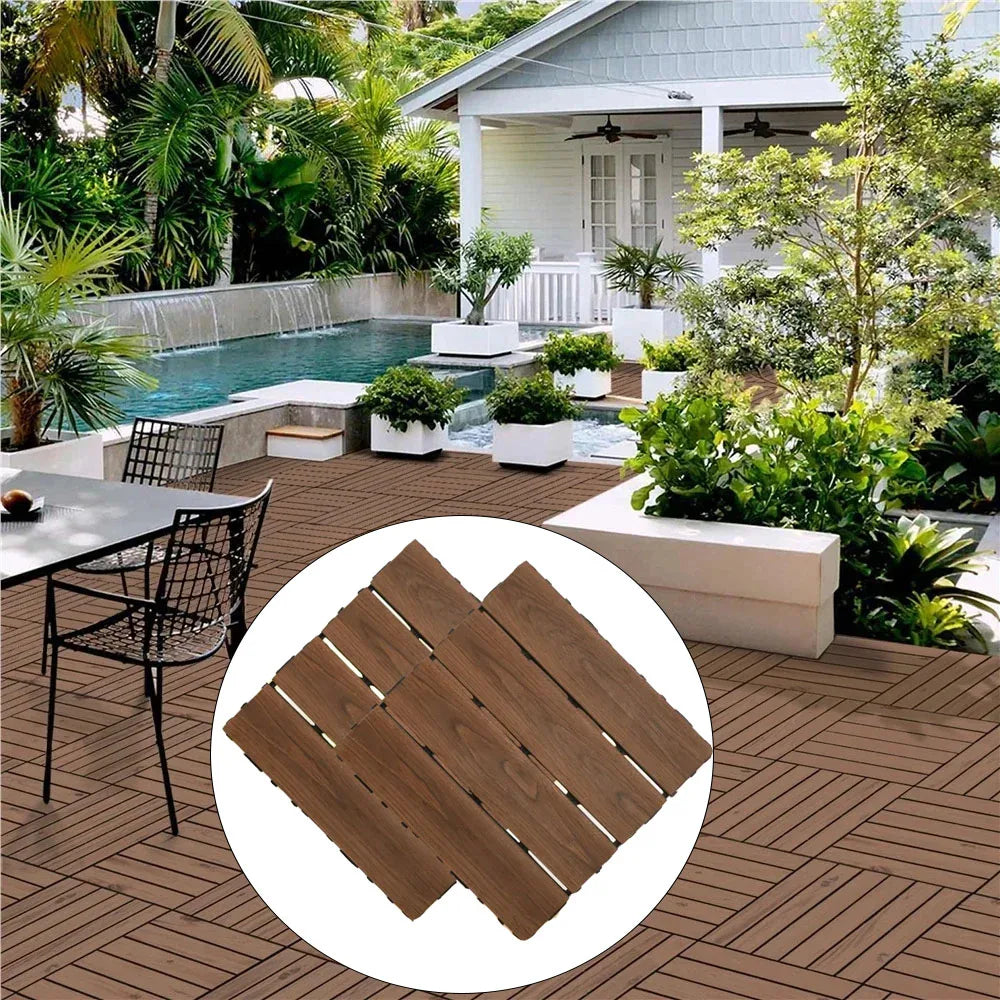 Lot 30 lames parquet bois massif clipsables 30x46 - vue 3 sur 6