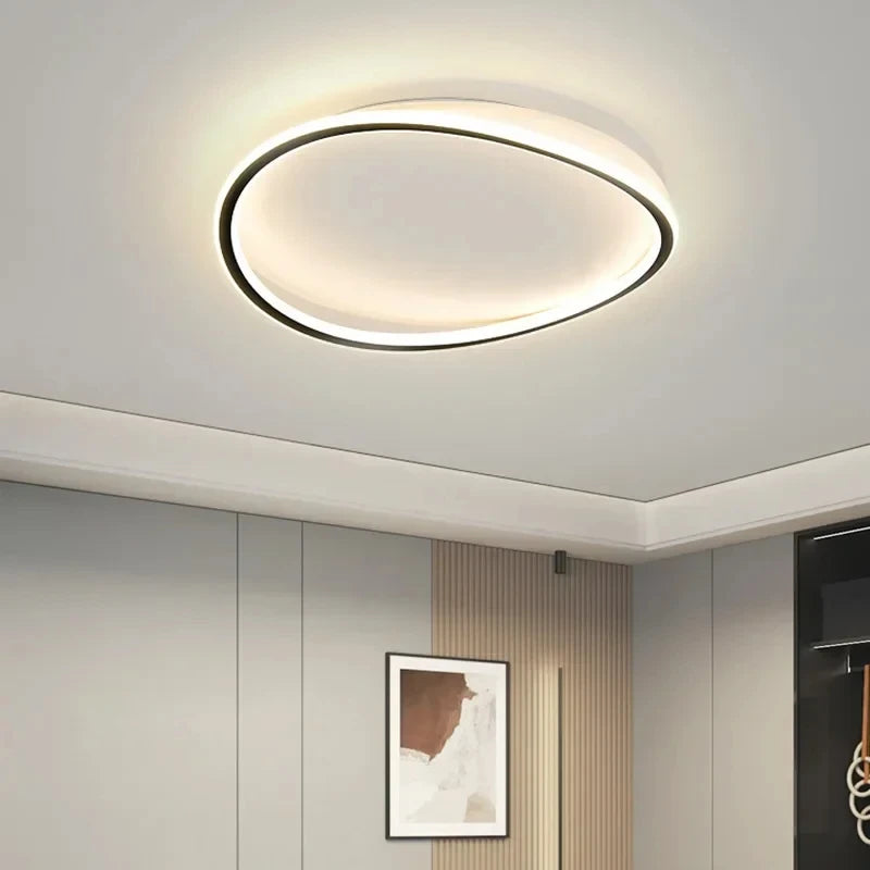plafonnier triangle nordique moderne éclairage décoratif pour intérieur - vue 4 sur 12