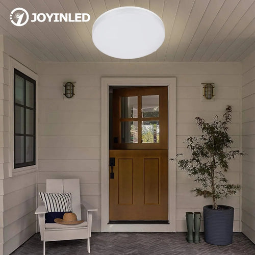 plafonnier étanche intérieur extérieur led 6000k design moderne