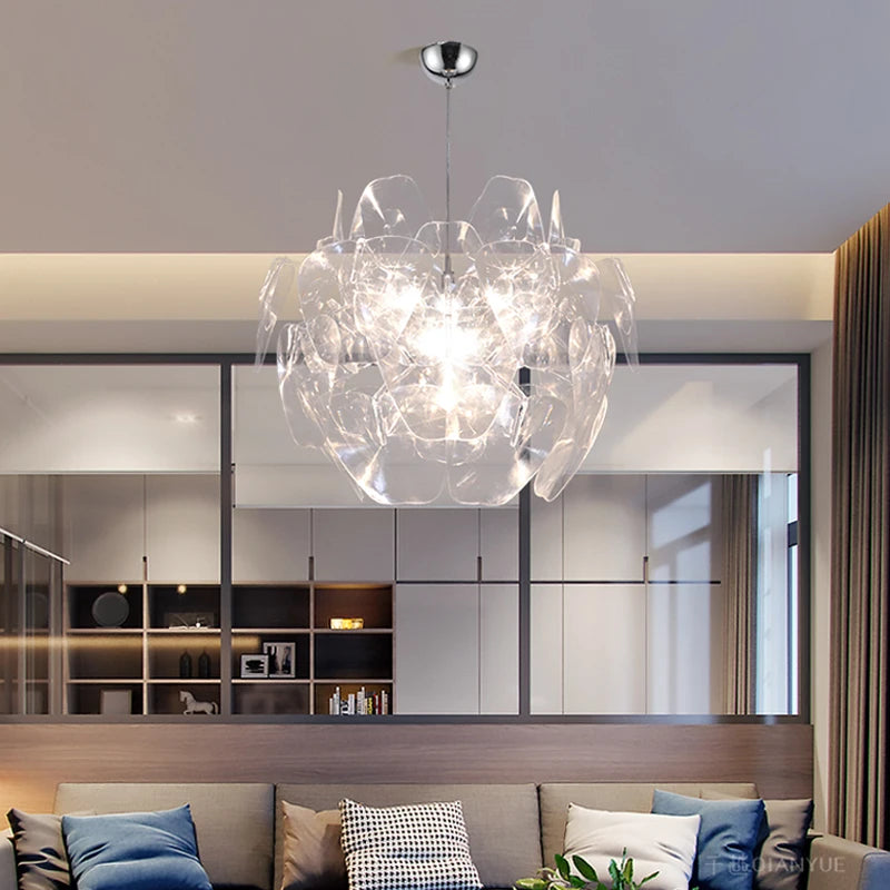 lustre créatif nordique design moderne pour éclairage intérieur - vue 3 sur 8