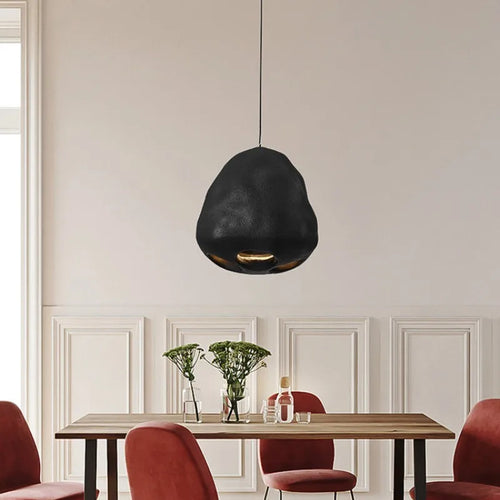 lustre led de style wabi sabi nordique créatif personnalisé - vue 5 sur 9