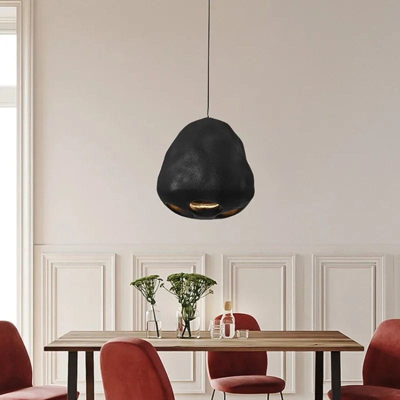 lustre led de style wabi sabi nordique créatif personnalisé