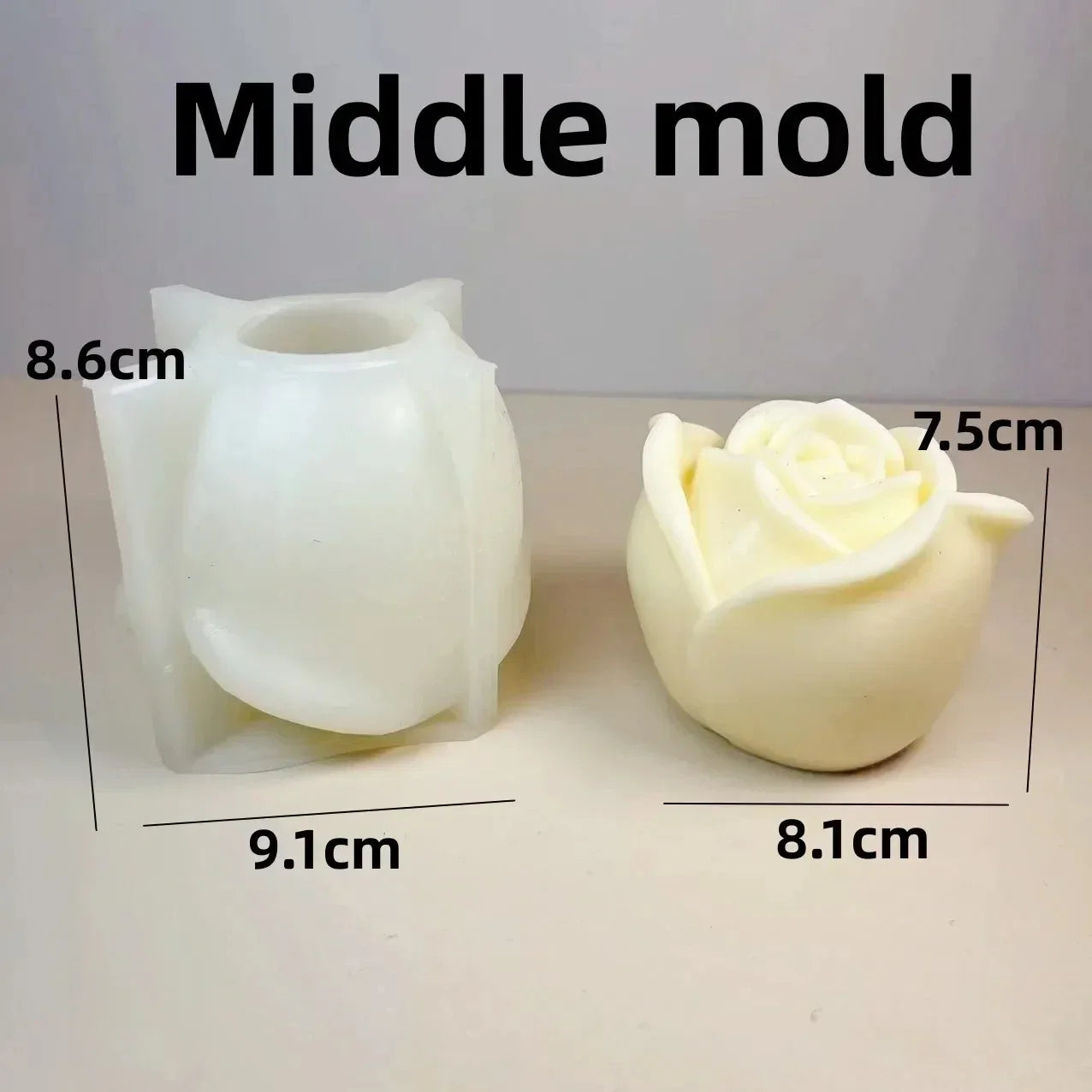 nouveau moule silicone bouquet roses chrysanthème pivoine cadeau saint valentin - vue 12 sur 18