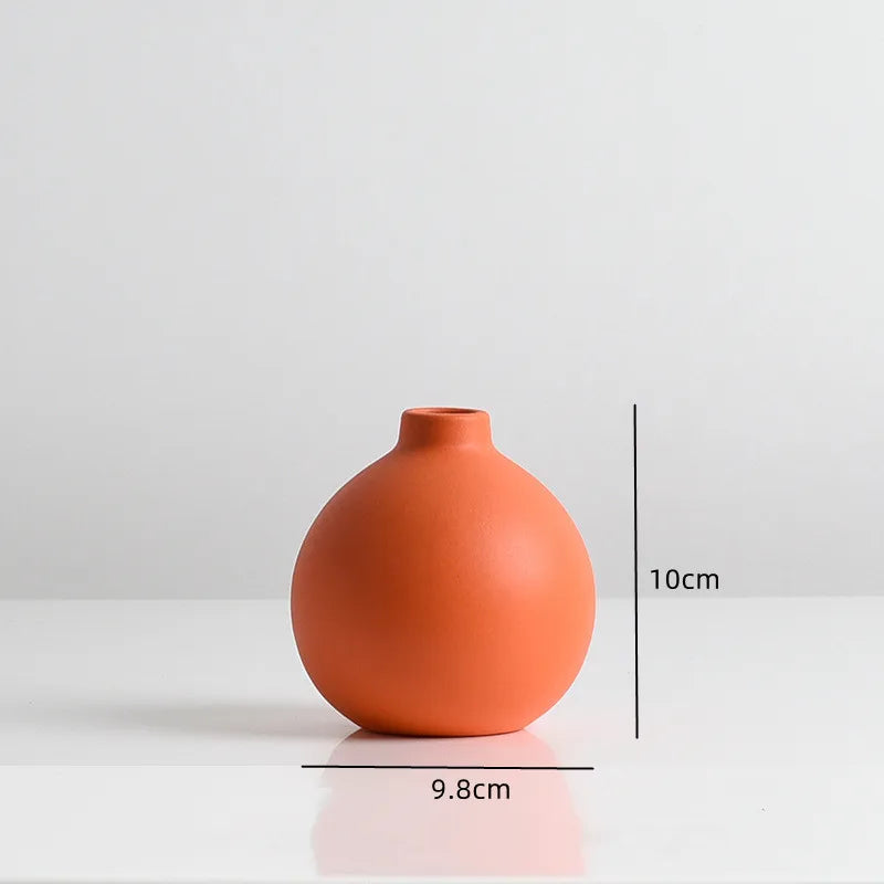 vase en céramique nordique pour décoration intérieure ou cadeau - vue 10 sur 12