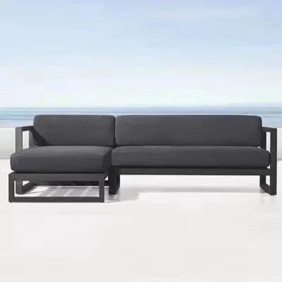 canapés de jardin en aluminium étanche mobilier extérieur combiné