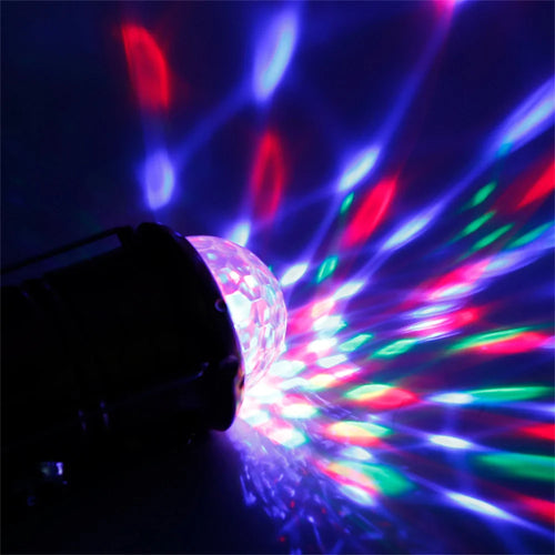 Solar Powered 4-in-1 Flame Waterproof Led Camping Lantern Light& Magic Ball Disco Lamp Flashlight for Tent,Party - vue 7 sur 9