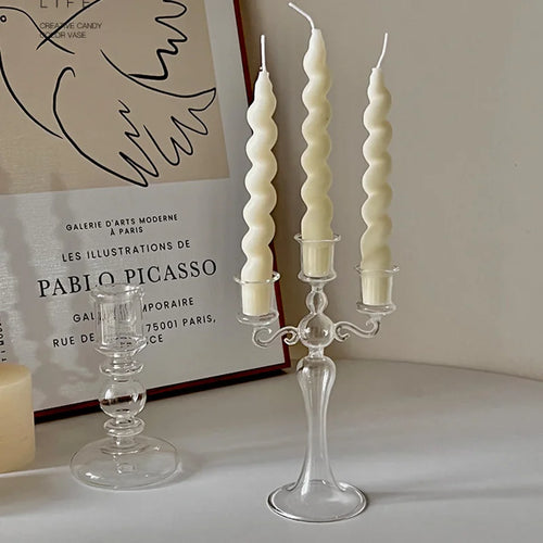bougeoir rétro trois têtes pour décorations variées - vue 3 sur 9