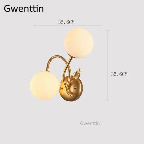 applique murale boule en verre pour décoration moderne intérieur - vue 13 sur 14