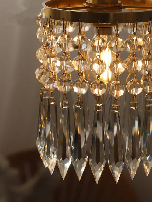 lustre romantique cristal français pour intérieur élégant et raffiné - vue 5 sur 7