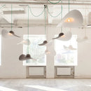 Felt Pendant Lamps Nordic Hat Chandelier Ceiling Hanging Light for Living Dining Room Bedroom