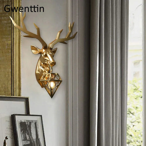 applique murale rétro en bois décoratif pour intérieur - vue 2 sur 8