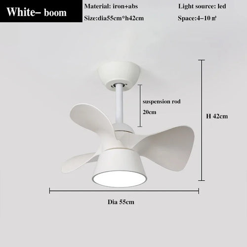 ventilateur de plafond lumineux pour espace commercial - vue 13 sur 17
