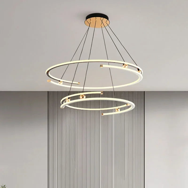 Lustre suspendu moderne Suspension LED pour salon salle à manger chambre cuisine île décoration de la maison luminaire Lustre