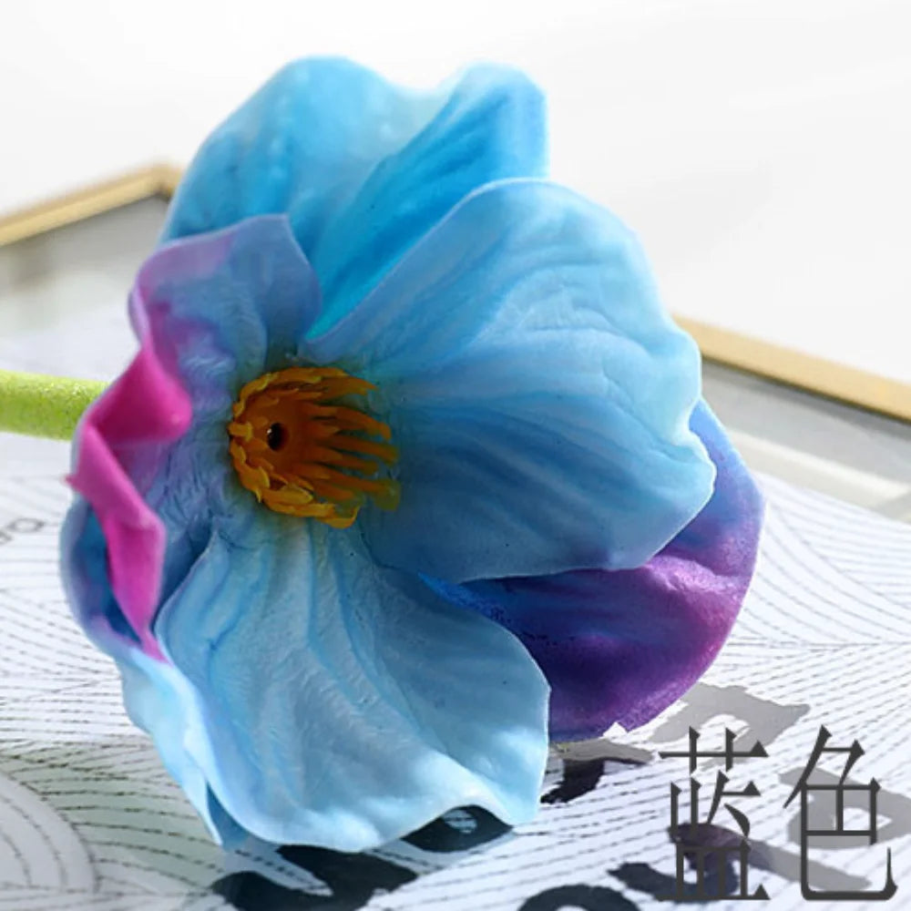 fleur de pavot artificielle pour décoration de mariage et intérieure - vue 14 sur 14