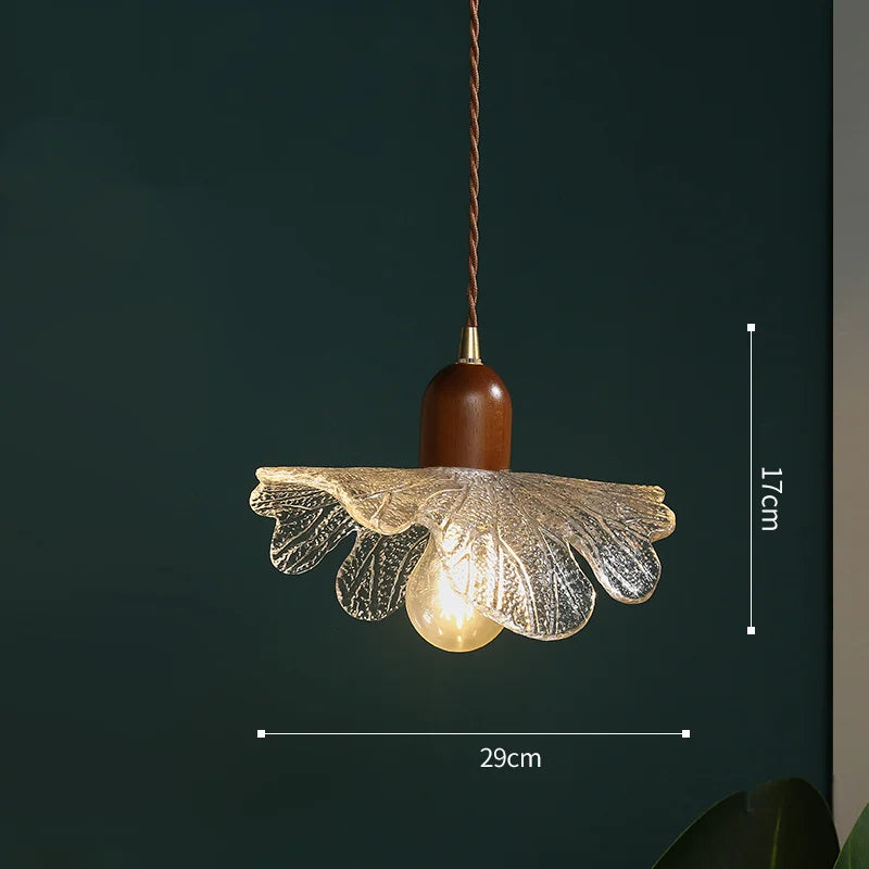 suspension vintage en forme de feuille de lotus pour décoration créative