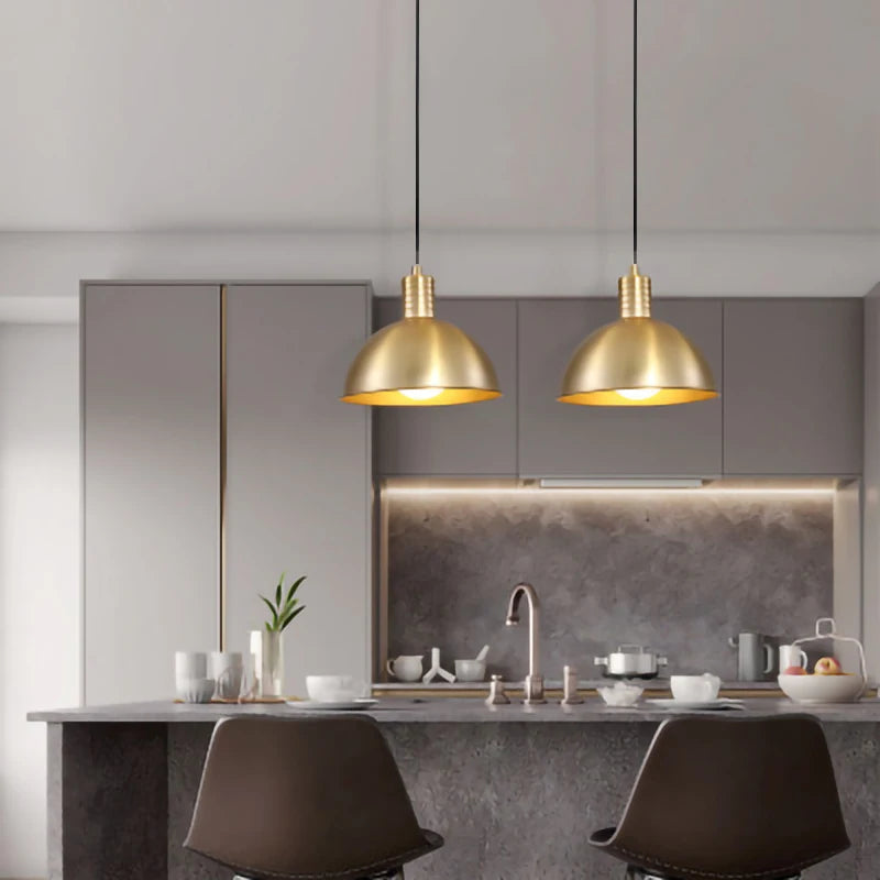 Nordique E27 led lumières or lustres modernes pour chambre cuisine salon loft lampe suspendue étude décoration de la maison luminaire