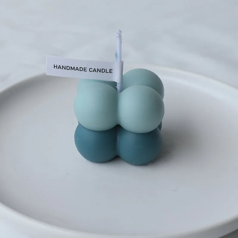 bougie parfumée cube en cire de soja pour décoration moderne - vue 20 sur 22